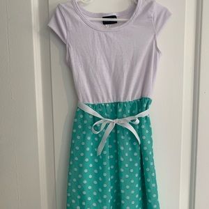 Paper Doll Little Girls Polka Dot Dress
